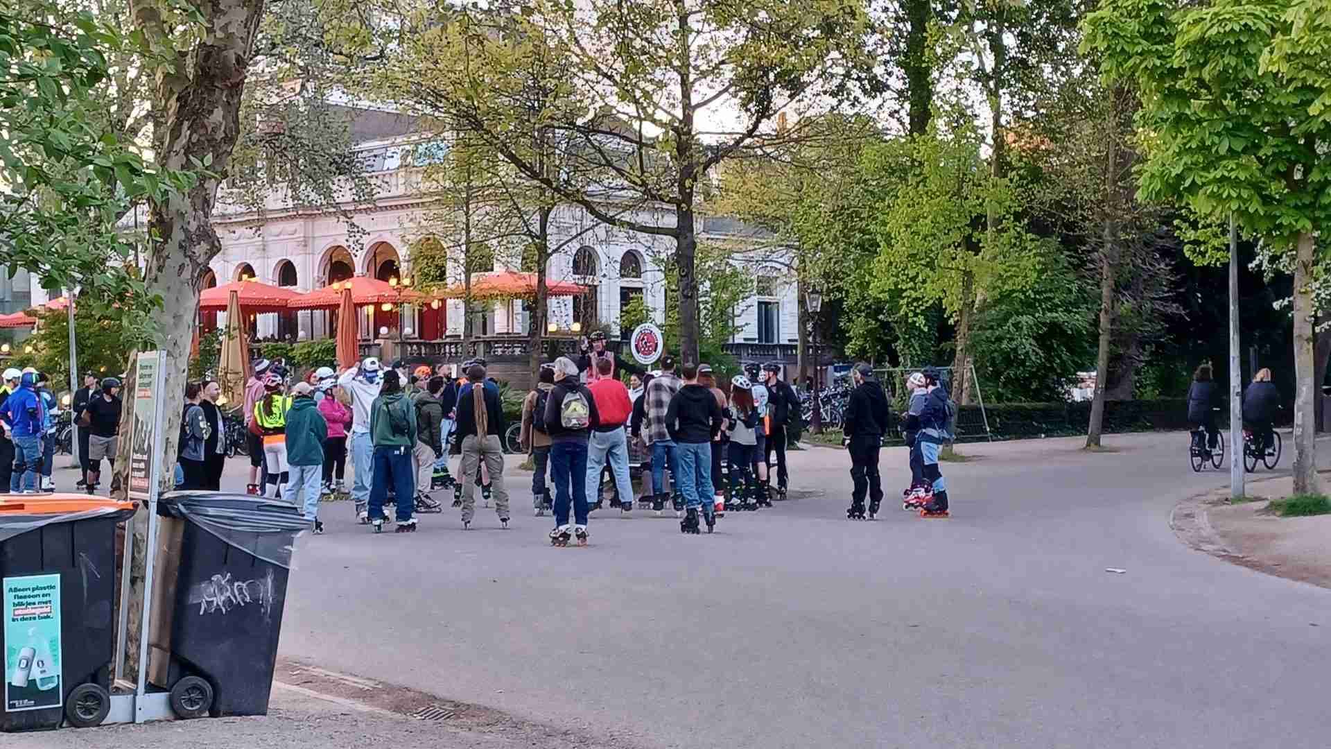 Friday Night Skate Verzamelpunt Vondelpark